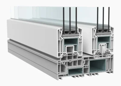 v motion 82 render drzwi tarasowe hst
