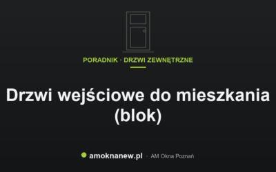 Drzwi wejściowe do mieszkania (blok)