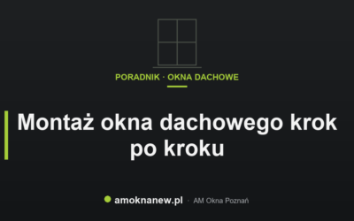 Montaż okna dachowego krok po kroku
