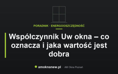 Świat okien blog 7 Współczynnik Uw okna – co oznacza i jaka wartość jest dobra